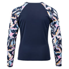 Ron Jon Kids Navy Kailana Long Sleeve Rash Guard