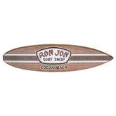 Ron Jon Cocoa Beach Badge Brown Surfboard Sign