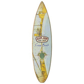 Ron Jon Cocoa Beach FL Turtle Map Wooden Sign