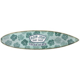 Ron Jon Cocoa Beach FL Seafoam Hibiscus Badge Surfboard Sign