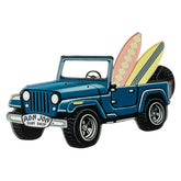 Ron Jon Off-Road Vehicle with Surfboards Metal Sign