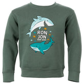 Ron Jon Toddler Doodle Shark Crew Neck Pullover