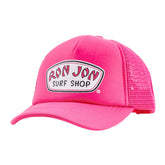 Ron Jon Kids Badge Pink Foamie Trucker Hat