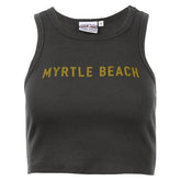 Ron Jon Women's Myrtle Beach SC Healer Crop Tank Top