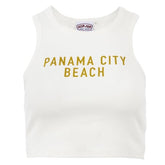 Ron Jon Women's Panama City Beach FL Healer Crop Tank Top
