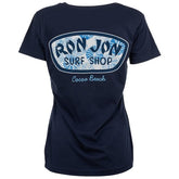 Ron Jon Women's Cocoa Beach FL Sand Dollar Badge Tee