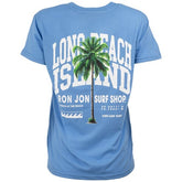 Ron Jon Women's Long Beach Island NJ Palm Tree Tee
