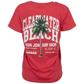 Ron Jon Women's Clearwater Beach FL Palm Tree Tee