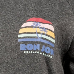 Ron Jon Women's Pensacola Beach FL Allana Stripe Crew Neck Pullover