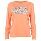 Ron Jon Women's Seashell Badge Long Sleeve UPF 50 Shirt