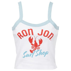 Ron Jon Women's Lobster Ringer Crop Tank Top