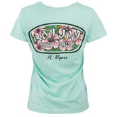 Ron Jon Women's Fort Myers FL Hibiscus Badge Tee