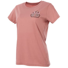 Ron Jon Women's Pensacola Beach FL Distressed Hibiscus Badge Tee
