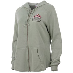 Ron Jon Women's Hibiscus Badge Zip Hoodie