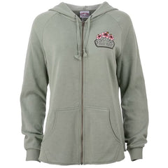 Ron Jon Women's Hibiscus Badge Zip Hoodie