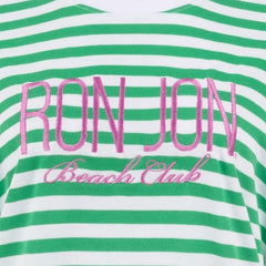 Ron Jon Women's Stripe Beach Club Crew