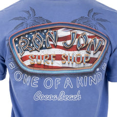 Ron Jon Cocoa Beach FL Distressed Faded Flag V2 Tee
