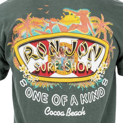 Ron Jon Cocoa Beach FL Distressed Florida Flag V2 Tee