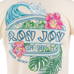 Ron Jon Cocoa Beach FL Floral Surf Tee