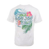 Ron Jon Key West FL Distressed Floral Surf Tee
