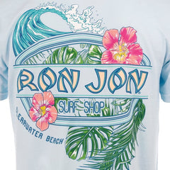 Ron Jon Clearwater Beach FL Floral Surf Tee