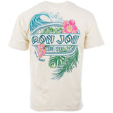 Ron Jon Orange Beach AL Distressed Floral Surf Tee