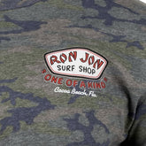 Ron Jon Cocoa Beach FL Distressed Camo Tee