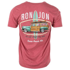 Ron Jon Cocoa Beach FL Distressed Vintage Woody Tee