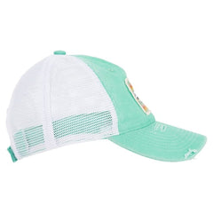 Ron Jon Women's Distressed Baja Mint Trucker Hat
