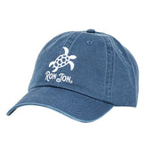 Ron Jon Women's Panama City Beach FL Turtle Denim Navy Cap