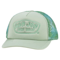 Ron Jon Women's Mint Badge Back Trucker Hat