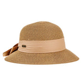Ron Jon Women's Brown Straw Bucket Hat