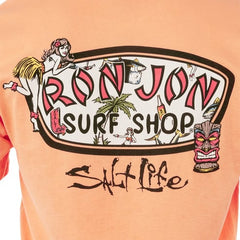 Salt Life Ron Jon Grapefruit Tiki Lounge Tee