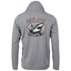 Salty Crew Ron Jon The Great Sun Shark Hooded Sun Shirt
