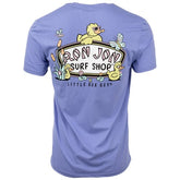 Little Box Guy Ron Jon Electric Purple Pond Life Tee