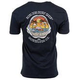 Quiksilver Ron Jon Flamingo Nation Navy Tee