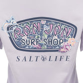 Salt Life Ron Jon Women's Marlin Badge V-neck Tee