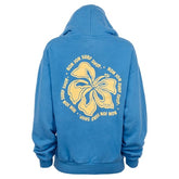 Rip Curl Ron Jon Women's Blue Bell Surf Puff Pullover Hoodie