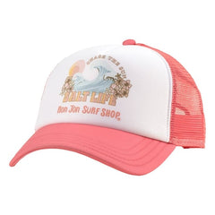 Salt Life Ron Jon Women's Chasing Paradise Ocean Coral Trucker Cap