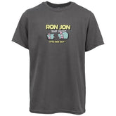 Little Box Guy Ron Jon Kids Charcoal Street Rat Tee