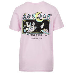 Little Box Guy Ron Jon Kids Light Pink Space Coastin' Tee