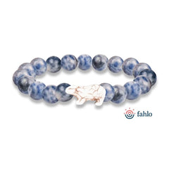 Fahlo® Venture Polar Bear Igloo Stone Bracelet