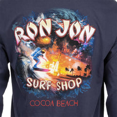 Ron Jon Cocoa Beach FL Cosmic Surfer Long Sleeve Tee