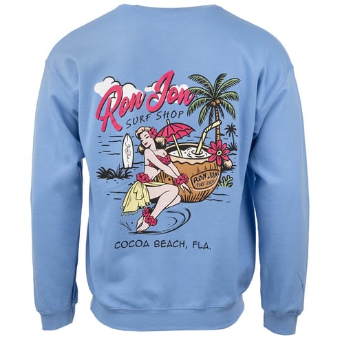 Ron Jon Cocoa Beach FL Beach Vibes Crew Neck Pullover