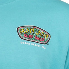 Ron Jon Cocoa Beach FL Neon Sea Turtle Crew Neck Sweatshirt