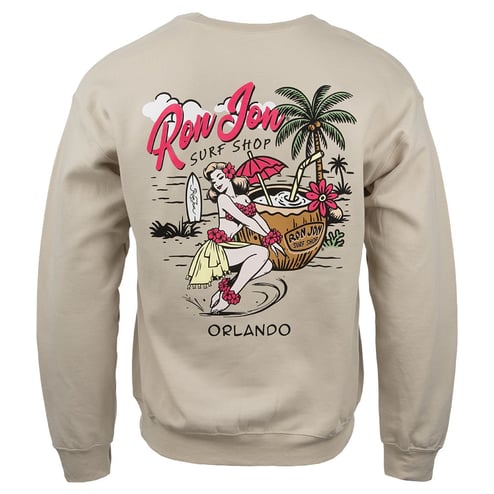 Ron Jon Orlando FL Beach Vibes Crew Neck Sweatshirt
