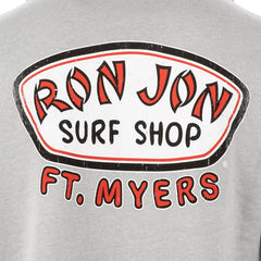 Ron Jon Fort Myers FL Distressed Trusty Badge Pullover Hoodie