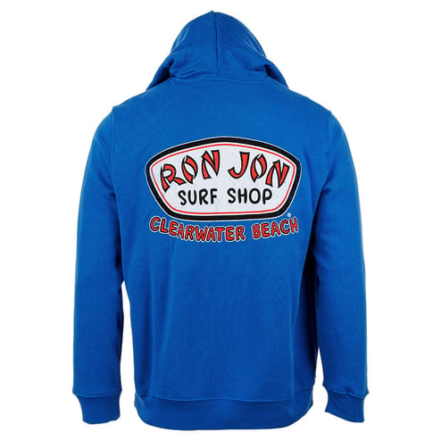 Ron Jon Clearwater Beach FL Distressed Trusty Badge Pullover Hoodie