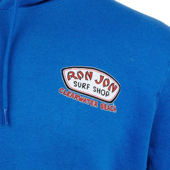 Ron Jon Clearwater Beach FL Distressed Trusty Badge Pullover Hoodie