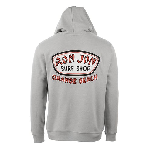 Ron Jon Orange Beach AL Distressed Trusty Badge Pullover Hoodie